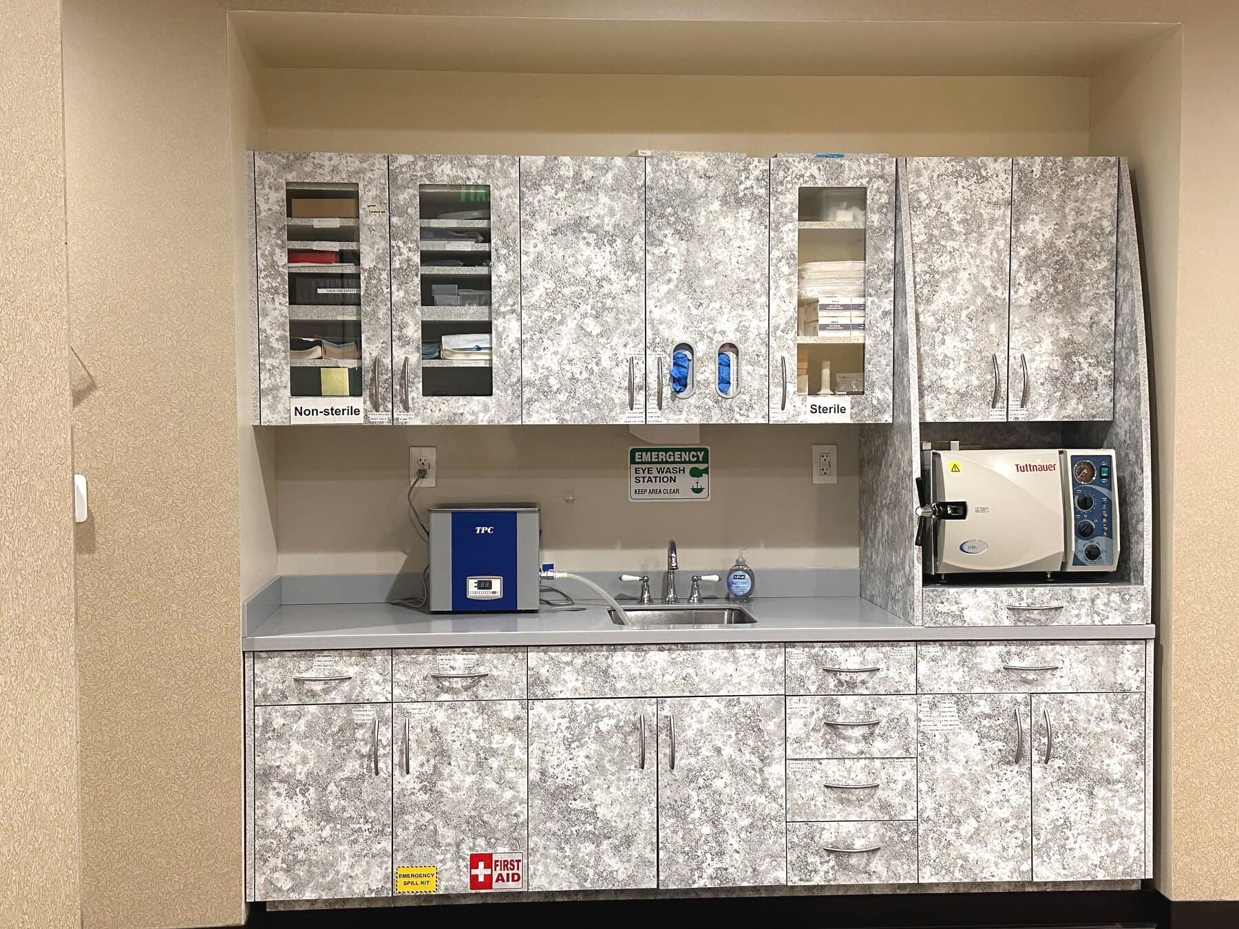 Instrument sterilization area